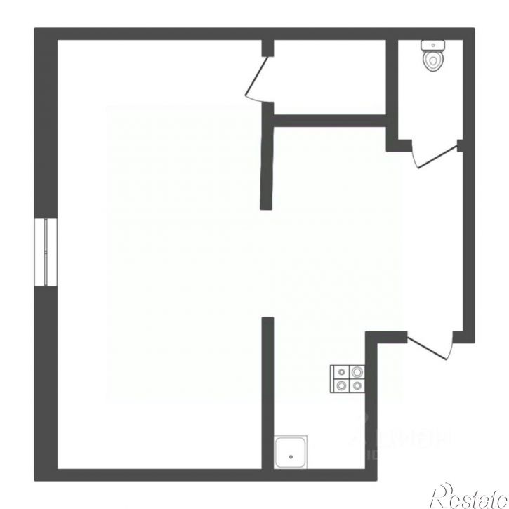 1-комн квартира улица Беляева, 23/2,  д. 23/2