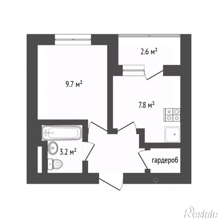 1-комн квартира улица Тимофея Чаркова, 69 к2,  д. 69 к2