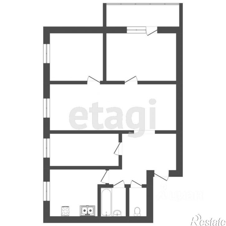 4-комн квартира улица Красных Зорь, 31,  д. 31