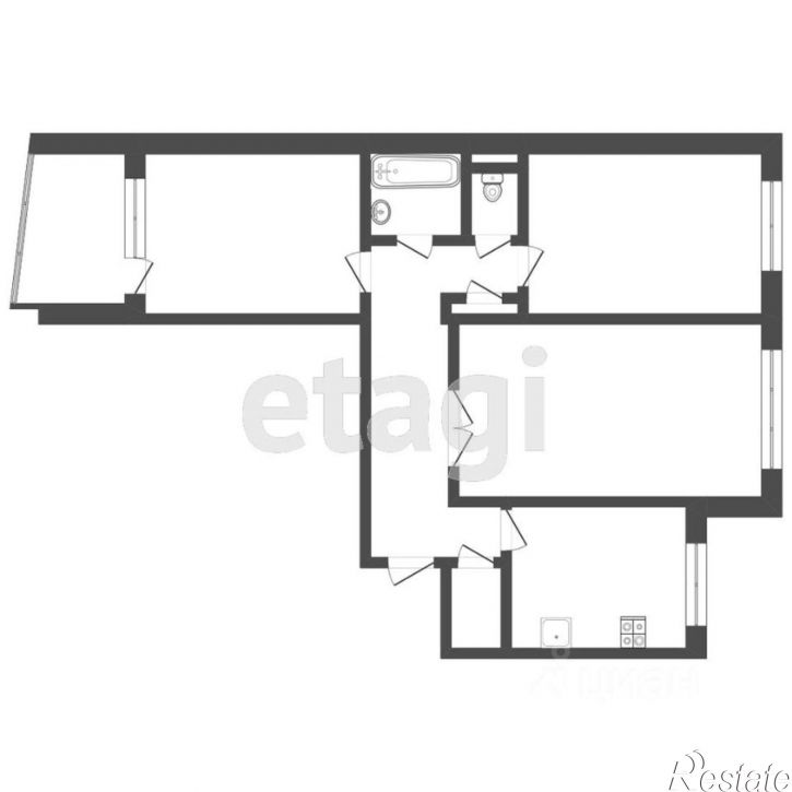 3-комн квартира Червишевский тракт, 94,  д. 94