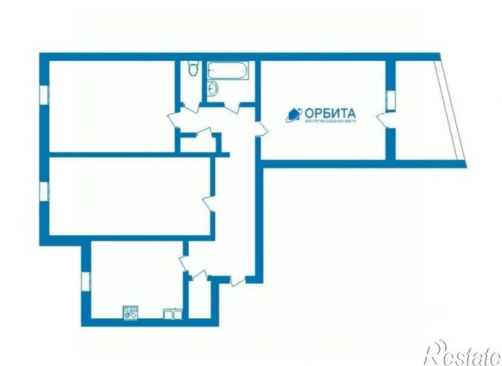 3-комн квартира Минская улица, 3А,  д. 3А