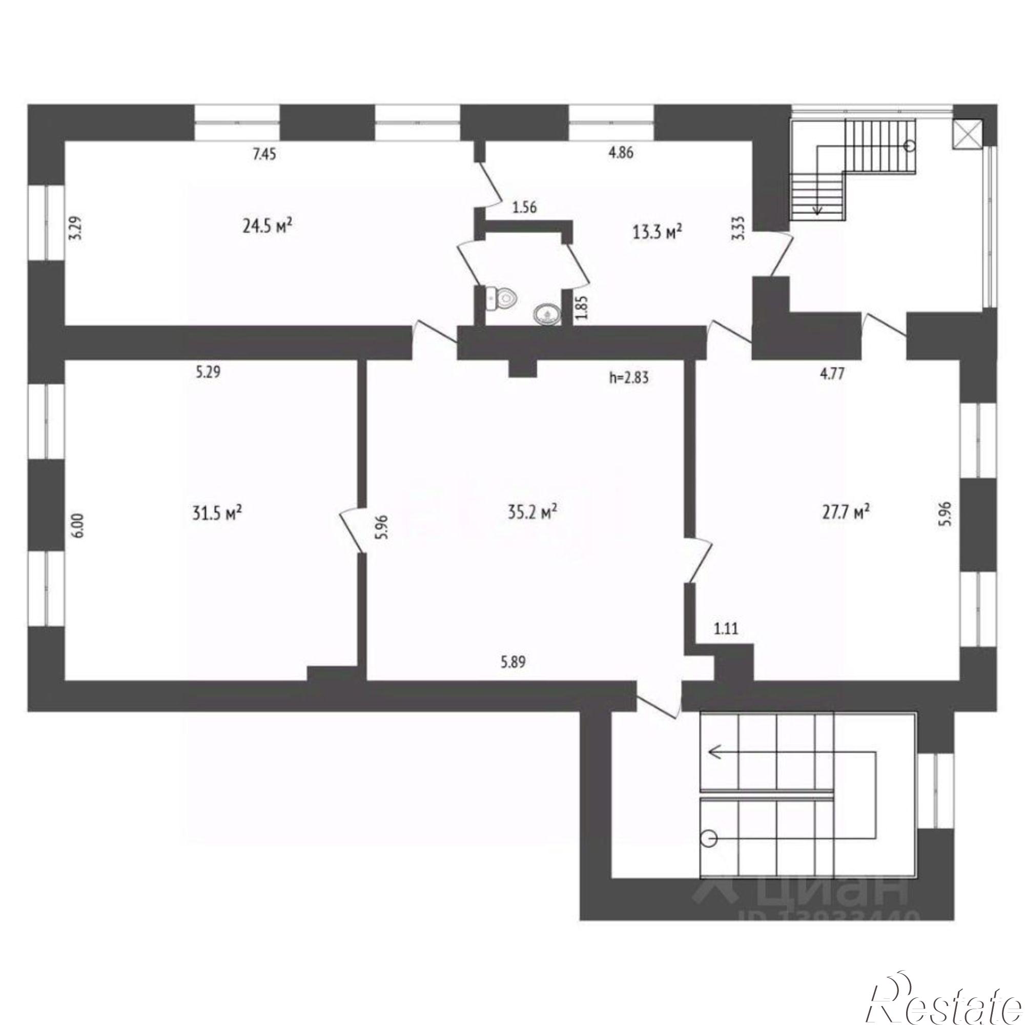 Купить офис, помещение под офис за 15 940 600 рублей на ул Широтная, 29 15