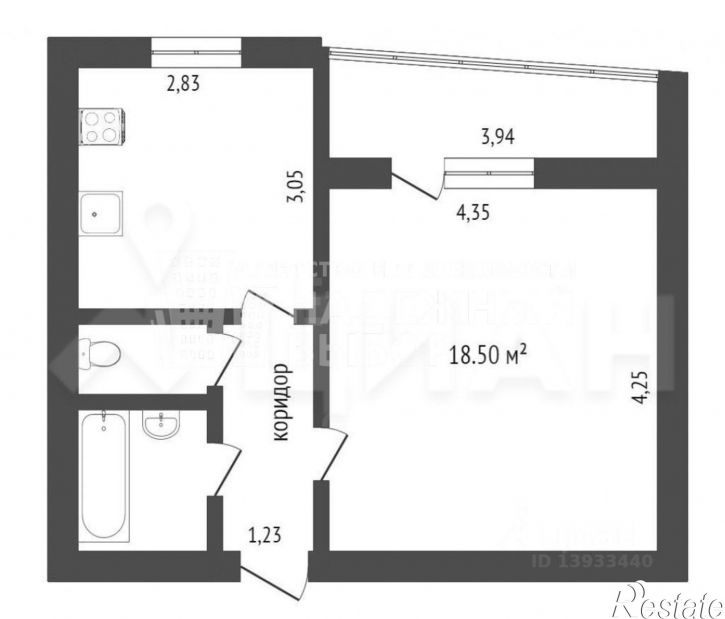1-комн квартира ул Транспортная, 79/2,  д. 79/2