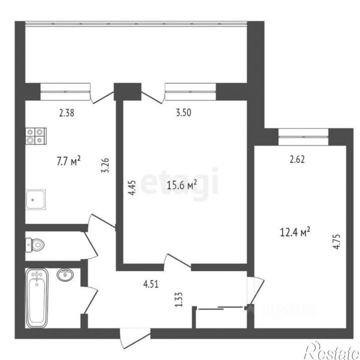 2-комн квартира ул Широтная, 103,  д. 103