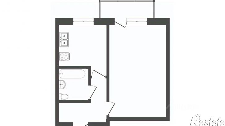 1-комн квартира ул Коммунаров, 5,  д. 5