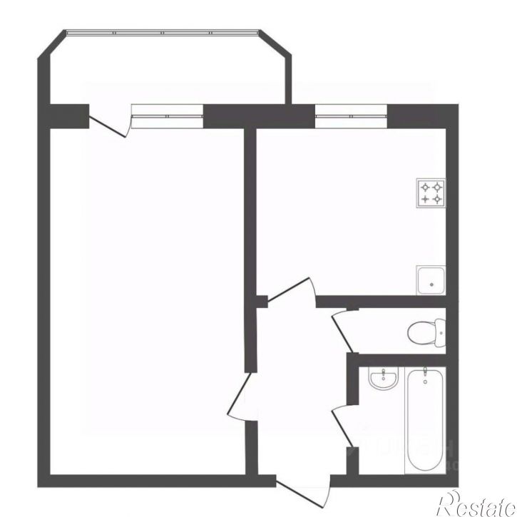 1-комн квартира ул Широтная, 13,  д. 13
