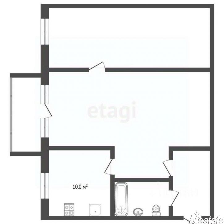 2-комн квартира ул Пермякова, 18,  д. 18