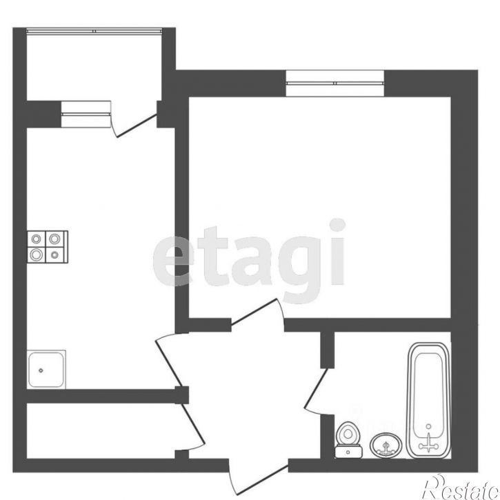 1-комн квартира ул Газовиков, 28а,  д. 28а