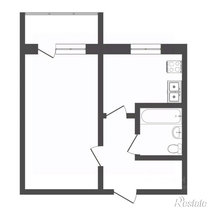 1-комн квартира Карская улица, 21,  д. 21