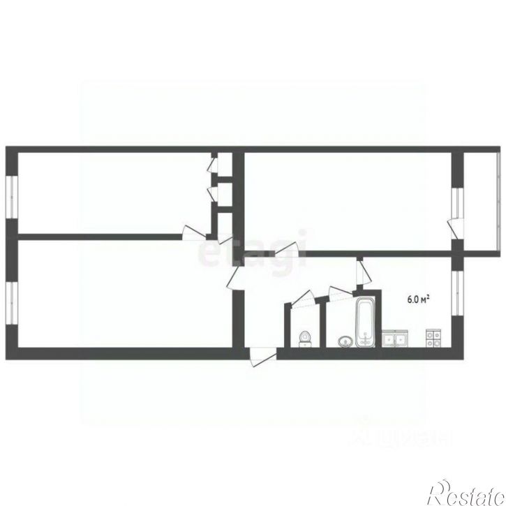 3-комн квартира ул Мельникайте, 50,  д. 50