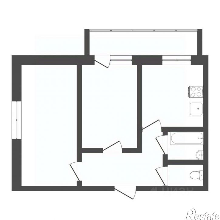 2-комн квартира Заречный проезд, 14,  д. 14