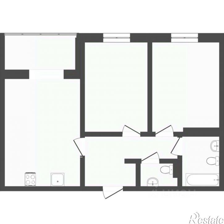 2-комн квартира ул Газовиков, 34,  д. 34