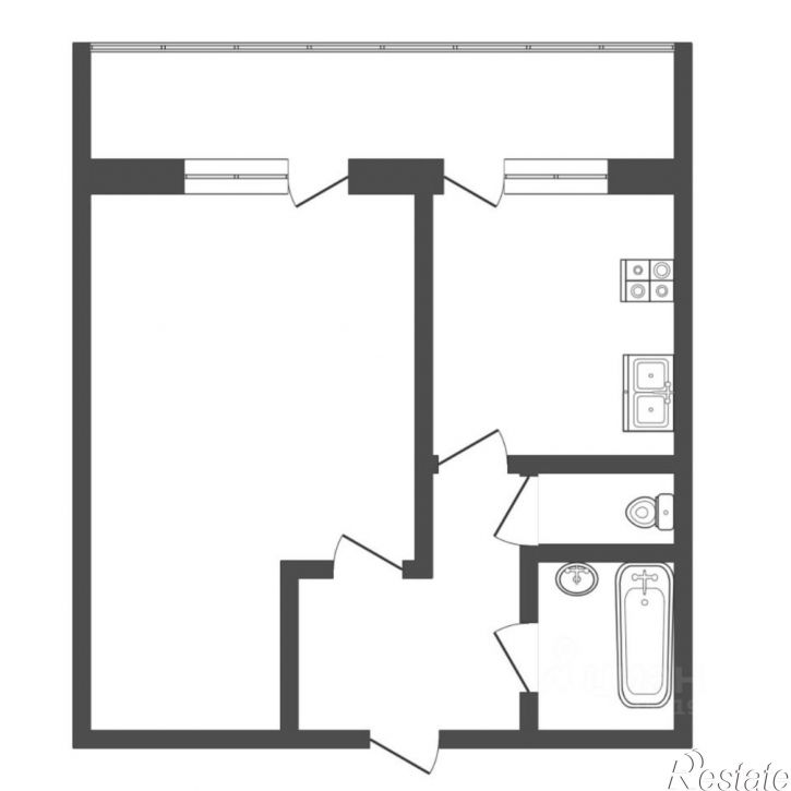 1-комн квартира улица Мира, 27,  д. 27