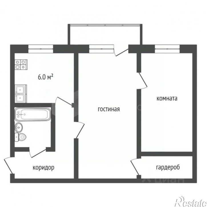 2-комн квартира ул Хохрякова, 80,  д. 80