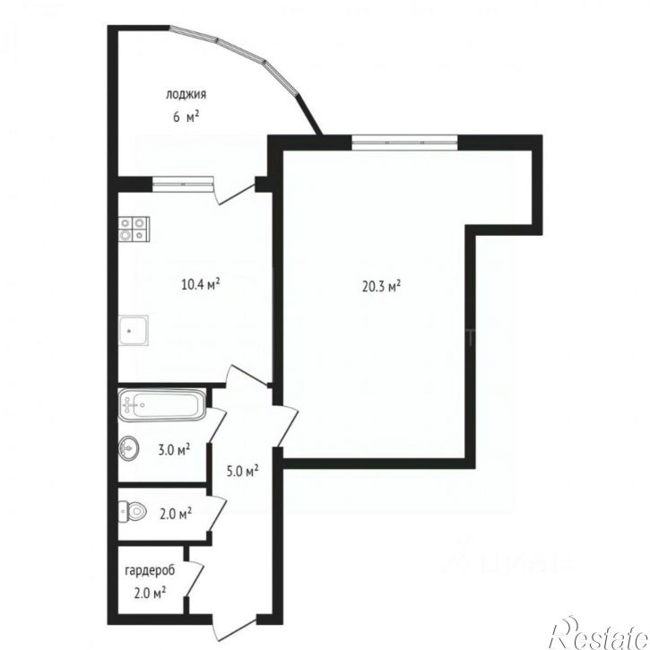 1-комн квартира ул Станислава Карнацевича, 1 1,  д. 1 1,  к. 1