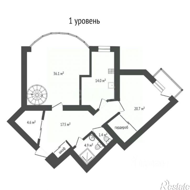 3-комн квартира улица Герцена, 55,  д. 55