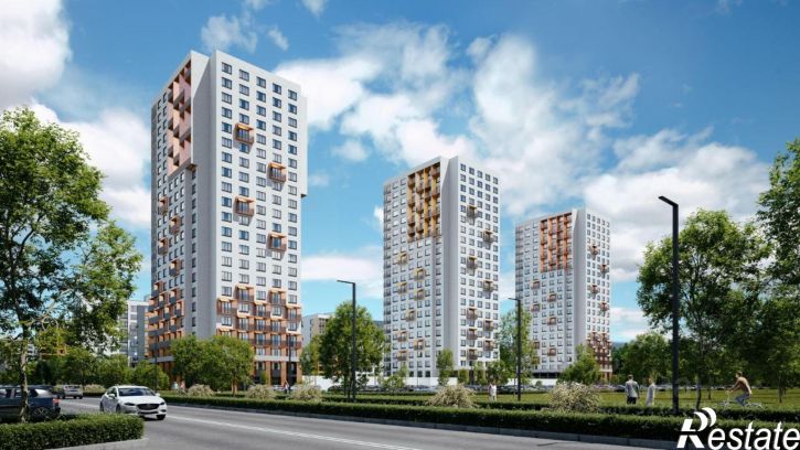 2-комн квартира в новом доме улица Бориса Прудаева, 7А,  д. 7А