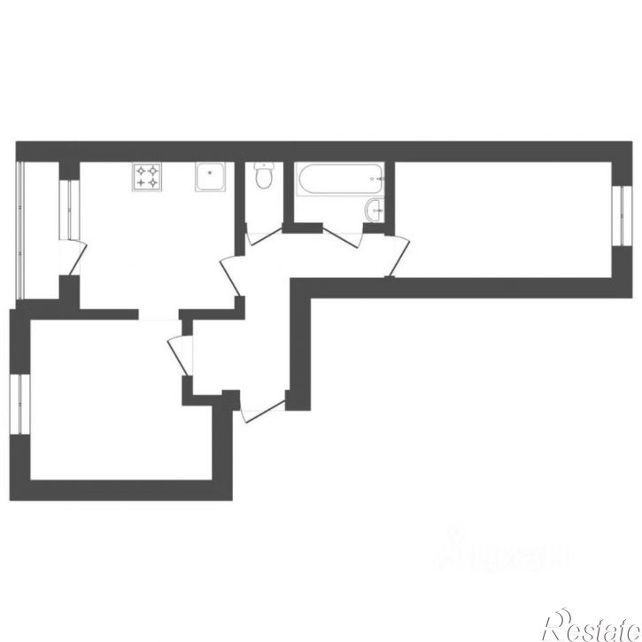 2-комн квартира Червишевский тракт, 45 к9,  д. 45 к9