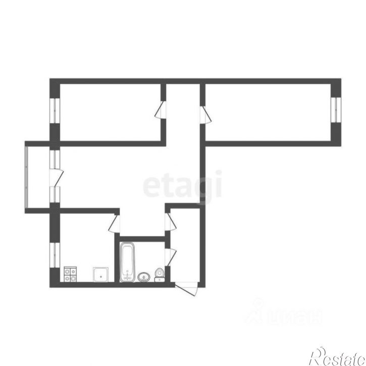 3-комн квартира ул Севастопольская, 15,  д. 15