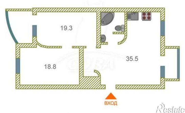2-комн квартира улица Шиллера, 46 к2,  д. 46 к2