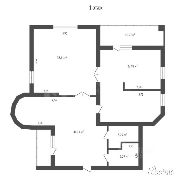 6-комн квартира Даудельная улица, 4,  д. 4