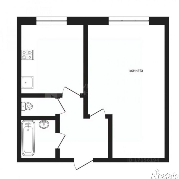 1-комн квартира ул Судоремонтная, 23,  д. 23