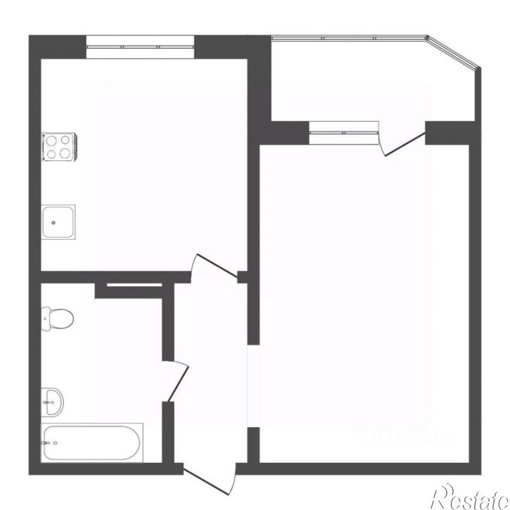 1-комн квартира Широтная улица, 170 к3,  д. 170 к3
