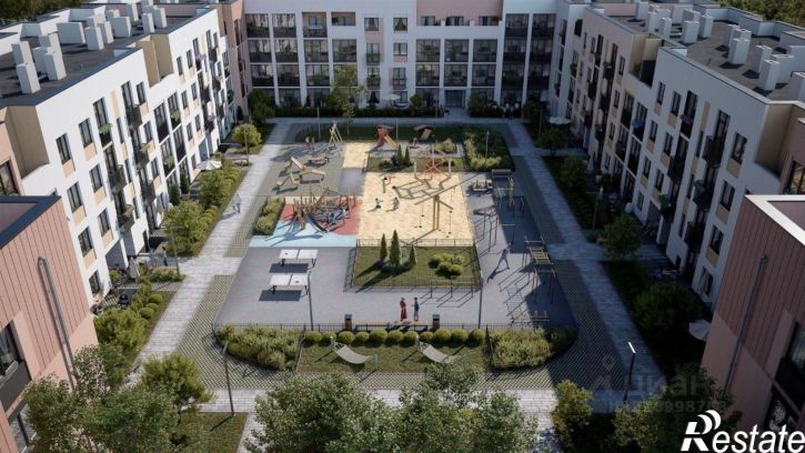 2-комн квартира в новом доме Бульварная улица, 1,  д. 1