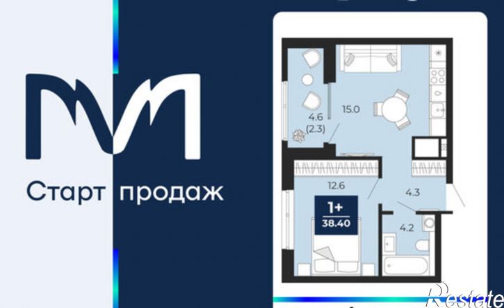 1-комн квартира пр-д капитана Куликова, 3,  д. 3