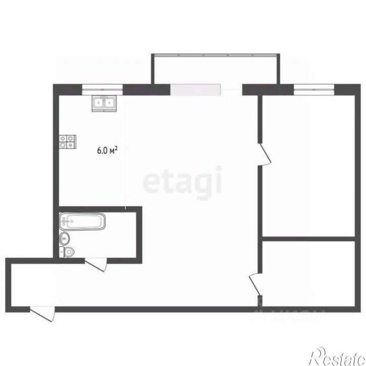 2-комн квартира Червишевский тракт, 47 к3,  д. 47 к3