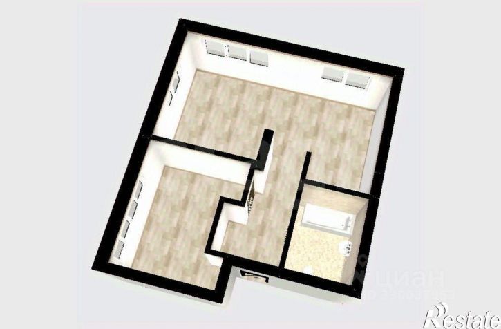 1-комн квартира Новгородская улица, 22,  д. 22