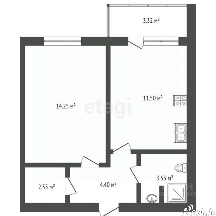 1-комн квартира ул Амурская, 39,  д. 39