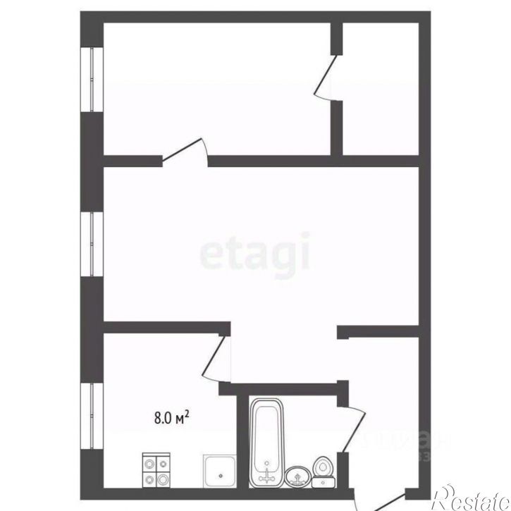 2-комн квартира улица Парфёнова, 28,  д. 28