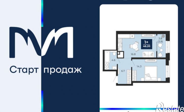 1-комн квартира пр-д капитана Куликова, 7,  д. 7