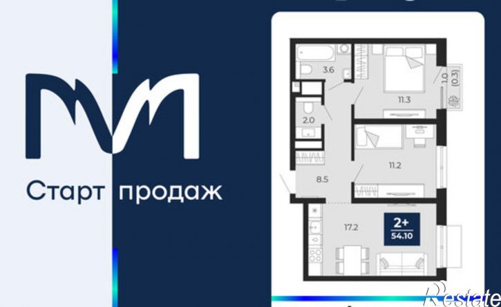 2-комн квартира пр-д капитана Куликова, 3,  д. 3