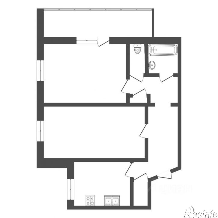 2-комн квартира ул Ставропольская, 11,  д. 11