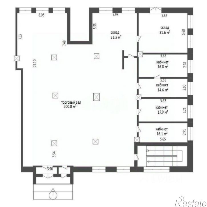 Торговое помещение ул Республики, 252 6,  д. 252 6,  к. 6