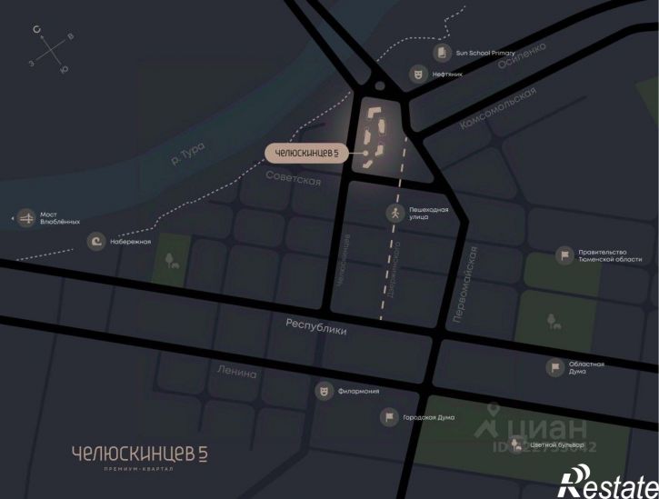 1-комн квартира в новом доме ул Дзержинского, 14,  д. 14