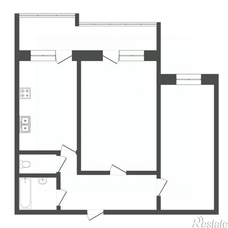 2-комн квартира ул Депутатская, 129,  д. 129