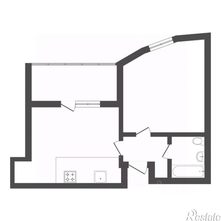 1-комн квартира ул Николая Гондатти, 9,  д. 9