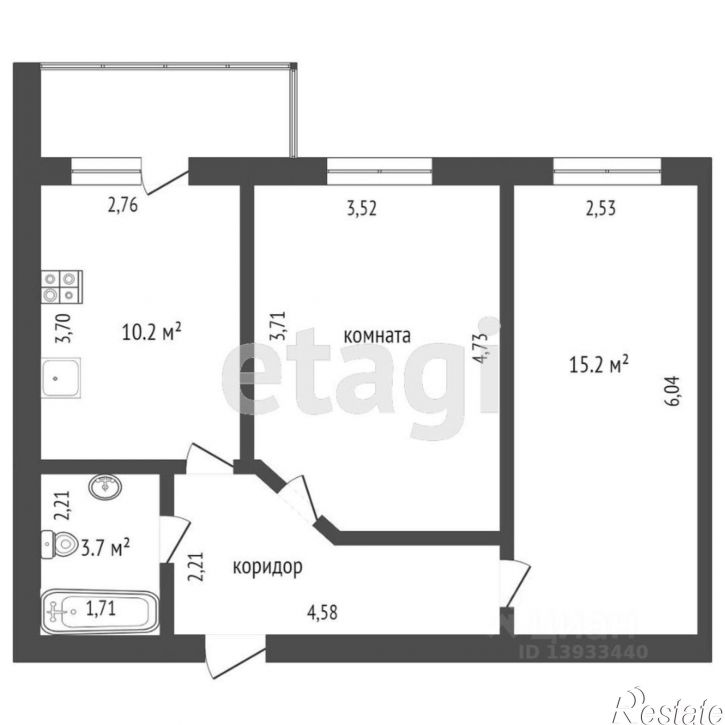 2-комн квартира ул Линейная, 11,  д. 11