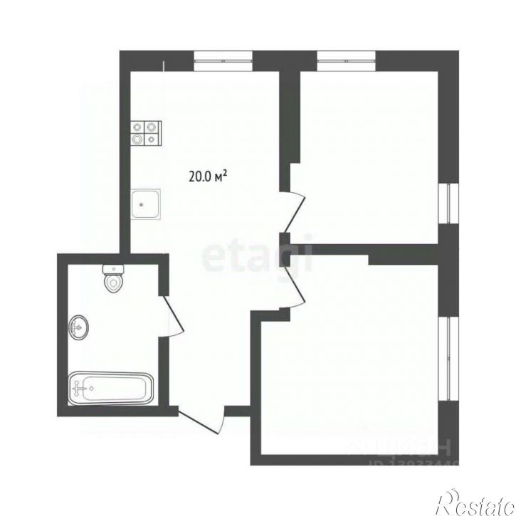 2-комн квартира ул Харьковская, 72а,  д. 72а
