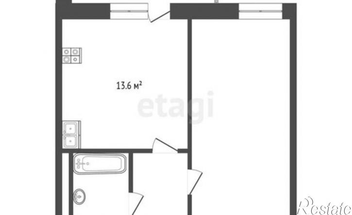1-комн квартира ул Дружбы, 73 5,  д. 73 5,  к. 5