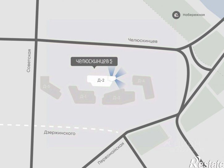 3-комн квартира в новом доме ул Челюскинцев, 9,  д. 9