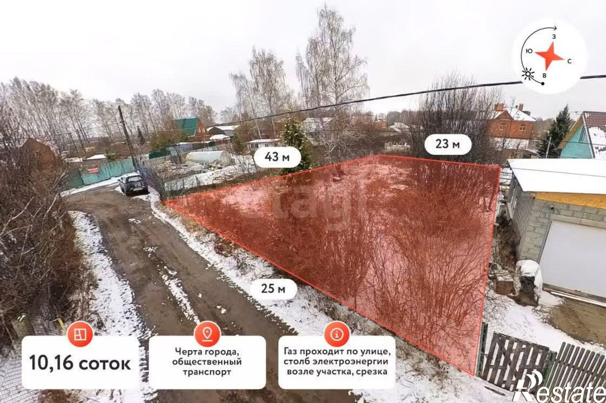 Купить землю, земельный участок за 3 500 000 рублей на Лесная улица
