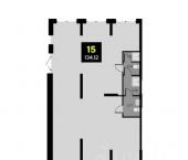 офис 134 кв м, этаж 1/14 улица Первооткрывателей, 25