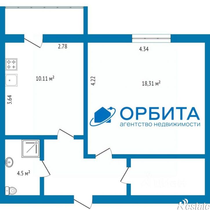 1-комн квартира б-р Бориса Щербины, 14,  д. 14
