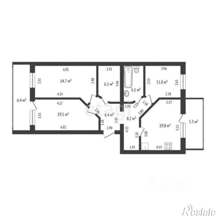 3-комн квартира улица Газовиков, 33,  д. 33