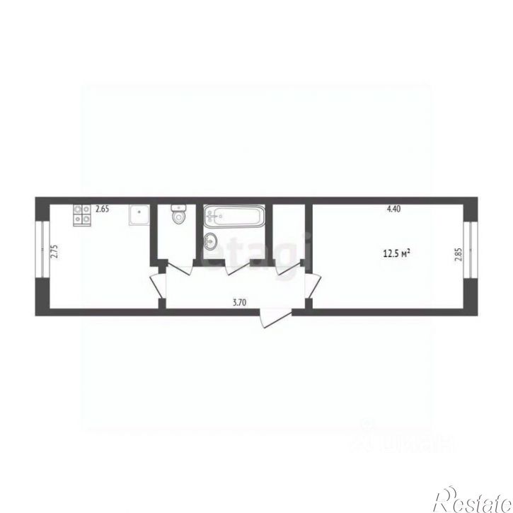 1-комн квартира Ткацкий пр-д, 18,  д. 18