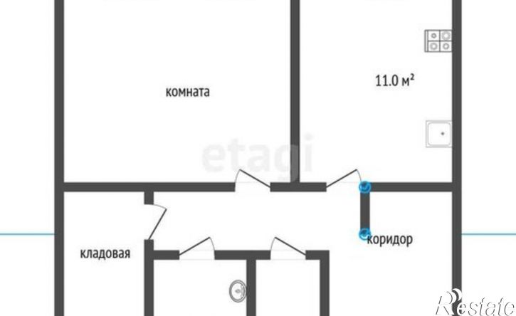 1-комн квартира улица Республики, 204 к14,  д. 204 к14